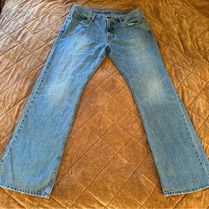 American Eagle Jeans Men’s 36/32 Low Rise Boot Blue Y2K